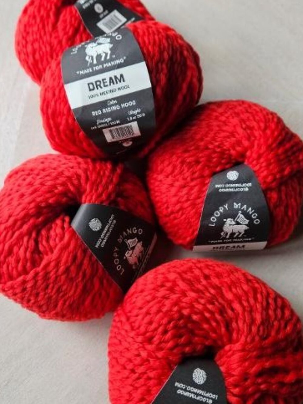 Loopy Mango DREAM Yarn 5 Balls